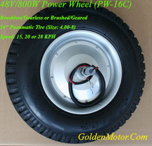 brushed hub motor
