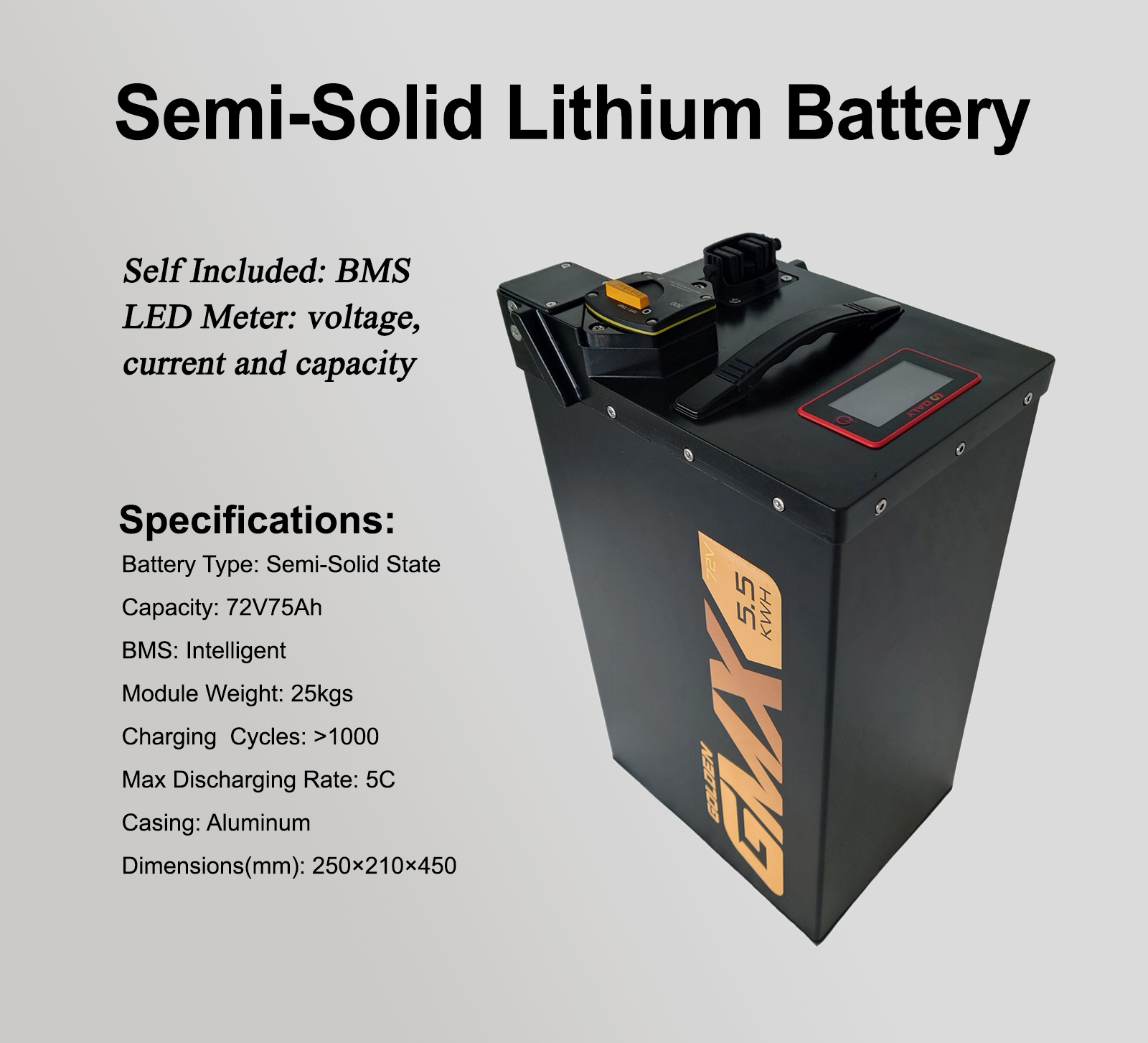 GMX Semi Solid State Battery Pack,electric motorcycle,motorcycle conversion kit, Electric motorcycle kit, electric motorcycle motor Electric motorcross,electric motorcycle,electric motorcycle motor,hybrid car kit, Electric Car Motor